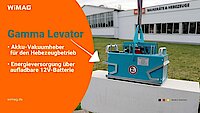 Akku Vakuumheber für den Hebezeugbetrieb - Gamma Levator von WIMAG